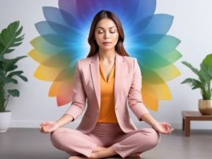 Meditating Employee Sahasrara